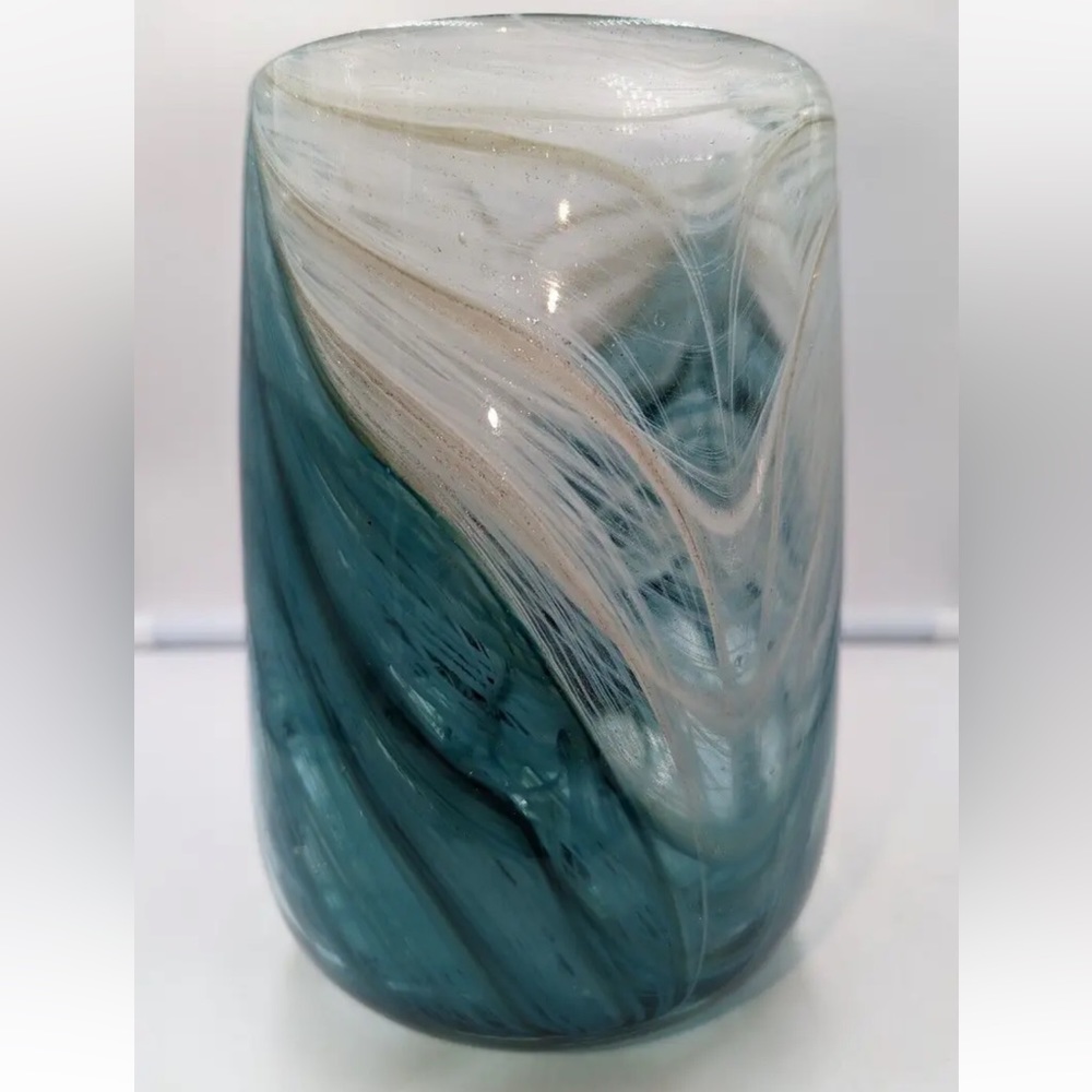 Like New Gorgeous Anthropologie Heavy Glass Vase